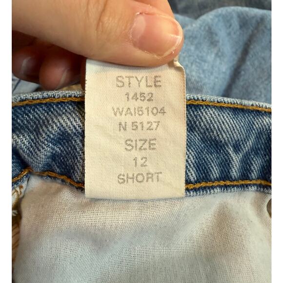 Geoffrey Beene 90's Vintage Light Wash High Rise Tapered Leg Denim Mom Jeans 12S - Picture 8 of 8